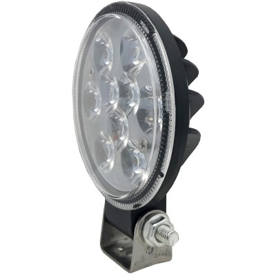 Proiector auto, 9 LED-uri, 12V-24V/13W - lumina alb/rece