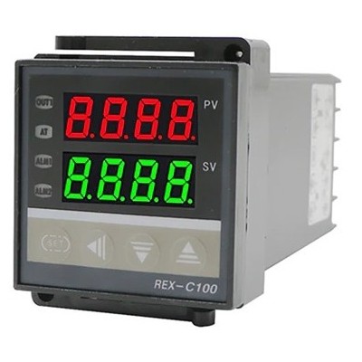 Controler de temperatura digital, 400⁰C, 220V, iesire releu Solid State (SSR) - REX-C100FK02-V*AN DA