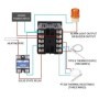 Controler de temperatura digital, 400⁰C, 220V, iesire releu Solid State (SSR) - REX-C100FK02-V*AN DA