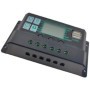 Controler, regulator de incarcare MPPT, 20A, 2 porturi USB, afisaj LCD, pentru panouri solare
