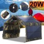 Panou solar portabil, 20W, incarcator telefon/tableta, 2x USB