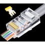 Mufa UTP, RJ45 CAT5e, 8P8C, Pass Through, Set 100buc