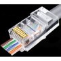 Mufa UTP, RJ45 CAT5e, 8P8C, Pass Through, Set 100buc