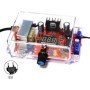 Kit DIY electronic, sursa reglabila, LM317, 220V - 1.25-12V/200mA, afisaj cu LED-uri - CAI-203