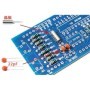 Kit DIY electronic, ceas si termometru, afisaj cu LED-uri, Alb