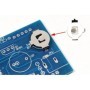 Kit DIY electronic, ceas si termometru, afisaj cu LED-uri, Alb