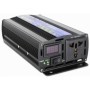 Invertor de tensiune, sinus pur, 12V - 220V, 1600W, afisaj LED-uri (voltmetru)