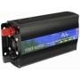 Invertor de tensiune, sinus pur, 12V - 220V, 1600W, afisaj LED-uri (voltmetru)