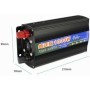 Invertor de tensiune, sinus pur, 12V - 220V, 1000W, afisaj LED (voltmetru)