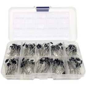 Set diode rectificatoare, 1N4001, 1N4007, 1N5817, 1N5819 - 100 buc