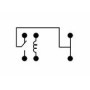 Releu, 5V - 2A, 2 perechi de contacte in paralel, NO/NC