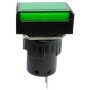 Comutator, fara retinere NO/NC - 250V/3A, 30V/5A, verde