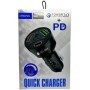 Incarcator auto, 12/24V - 5V/3,1A, incarcator QC (Quick Charge), 2x USB+Type-C - WGS-G35Y-DP