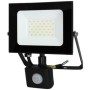 Reflector cu LED-uri, senzor de miscare (PIR), 220V/30W - lumina alb/neutru, negru - 307-239