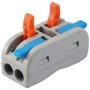 Set 10 conector doza cu 2+2 poli pentru cabluri electrice, 0,2 - 2,5mm - 365-472