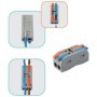 Set 10 conector doza cu 2+2 poli pentru cabluri electrice, 0,2 - 2,5mm - 365-472