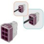 Set 10 conector rapid de legatura pentru 6 fire 0,75 - 2,5mm  - 365-466