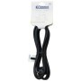 Cablu de alimentare cu impamantare, 250V/16A, H05VV-F 3G1,5 / 3m, negru - 0519