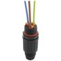 Conector liniar, 3 contacte, IP68, 220V10A, pentru cabluri electrice, 0,2 - 1,5mm - 365-905