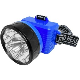Lanterna de cap, 8+1 LED-uri, 1W, acumulator - LP-687