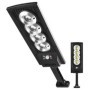 Reflector, lampa solara, 6 LED-uri COB, senzor PIR, 3 moduri de lumina, telecomanda, acumulator 12000mA