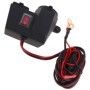 Priza bricheta auto cu intrerupator, auto/scuter/ATV, 2x USB, 5V/2A, suport de prindere