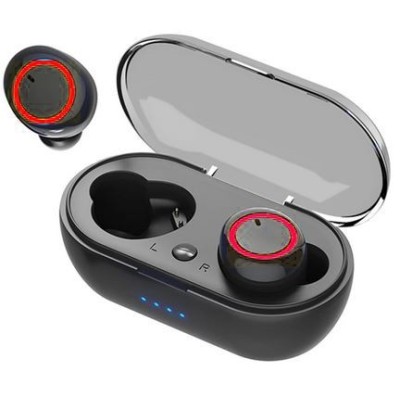 Casti stereo, bluetooth 5,0 (fara fir), carcasa de incarcare