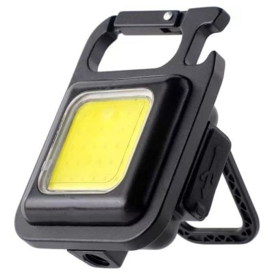 Mini lanterna, proiector portabil LED, breloc, reincarcabil, de camping, drumetii, urgente, 5W, 500lm