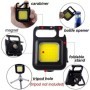 Mini lanterna, proiector portabil LED, breloc, reincarcabil, de camping, drumetii, urgente, 5W, 500lm