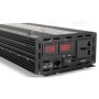 Invertor de tensiune, sinus pur, 12V - 220V, 4000W, afisaj LED-uri (voltmetru)