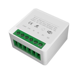 Controler, mini intrerupator inteligent smart, 1 canal, Smart Life, Tuya smart, 220V/16A