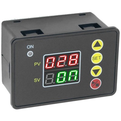 Releu temporizator cu intarziere, digital, dublu, 12V/20A, DC - T2310