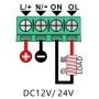 Releu temporizator cu intarziere, digital, dublu, 12V/20A, DC - T2310