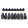 Set 8 Mufa adaptoare, DC, pentru laptop-uri si alte dispozitive, intrare 5,5 x 2,1mm