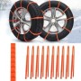 Set 10 coliere, benzi antiderapante pentru anvelope auto, R14-R22