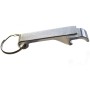 Breloc desfacator de sticle, aluminiu, gri