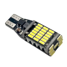 Bec auto cu LED-uri SMD, T15, 4014, 10W, 12V/400mA, Canbus - lumina alb/rece