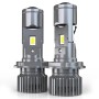 Set 2 becuri auto cu Led-uri, H4, 130W, 10000LM, cu ventilator