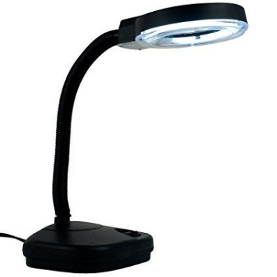 Lampa de birou cu lupa