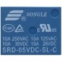 Releu, 5V - 10A, SRD-05VDC-SL-C