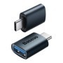 Convertor/adaptor, OTG, Baseus Ingenuity, USB 3.0, la Type-C, incarcare, transfer date, bidirectional - ZJJQ000003