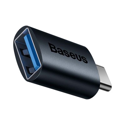 Convertor/adaptor, OTG, Baseus Ingenuity, USB 3.0, la Type-C, incarcare, transfer date, bidirectional - ZJJQ000003