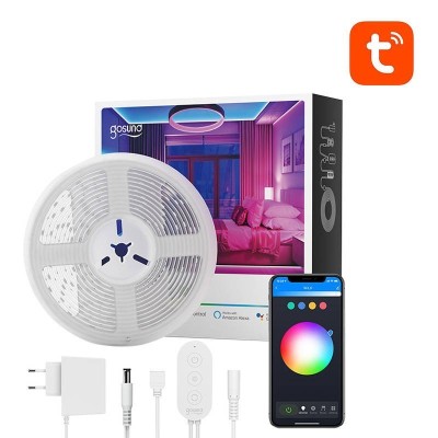 Banda LED RGB, inteligenta, SMART, NiteBird SL2, 5m, Tuya, Amazon Alexa si Google Home - SL2