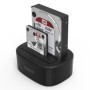 Statie de andocare, Docking Station, Orico Dual Bay, pentru 2 HDD, SATA, 2.5/3.5", USB 3.0, 6228US3-C-EU-BK-BP