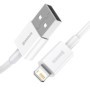 Cablu de date/incarcare, USB - iPhone Lightning, Baseus Superior Series, 66W, (Fast Charge), 1m, alb, CALYS-A02