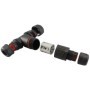 Conector forma "T" cu 5 contacte, IP68, 450V/32A, pentru cabluri electrice 0,5…4mm, 365-907