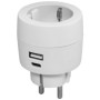 Prelungitor adaptor stecher priza, USB A + Type C 5V/ 3,4A, 17W, 240-801