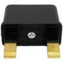 Adaptor de retea, fara impamantare, negru/alb, 250V/6A