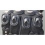 Manusi moto, marimea XL, material cauciucat, negru, prindere cu velcro