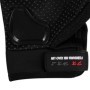 Manusi moto, marimea XL, material cauciucat, negru, prindere cu velcro